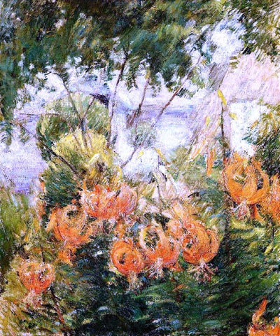  John Twachtman Tiger Lilies - Hand Painted Oil Painting