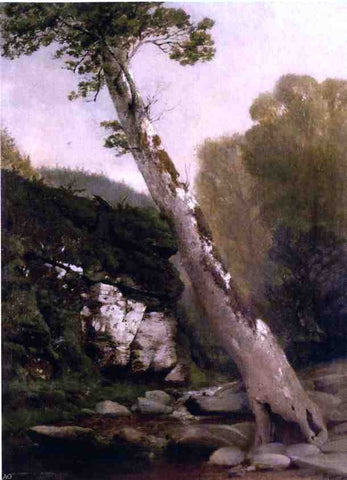  John Williamson Sycamore, Catskill Clove, Below Haines Falls - Hand Painted Oil Painting