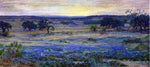  Julian Onderdonk Bluebonnets at Dusk - Hand Painted Oil Painting