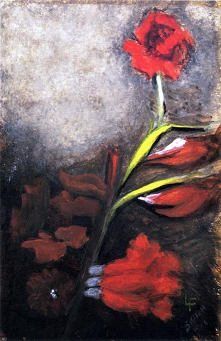  Louis C Moeller Gladiolus - Hand Painted Oil Painting