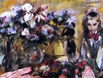  Lovis Corinth Flowers and Wilhelmine - Hand Painted Oil Painting