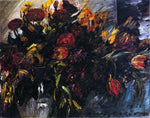 Lovis Corinth Red and Yellow Tulips - Hand Painted Oil Painting