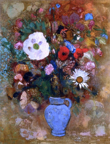  Odilon Redon Bouquet of Flowers - Hand Painted Oil Painting