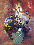  Odilon Redon Green Vase - Hand Painted Oil Painting