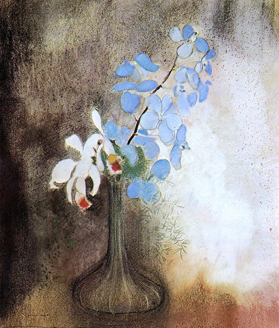  Odilon Redon Orchids - Hand Painted Oil Painting