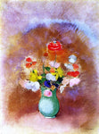  Odilon Redon Poppies in a Vase - Hand Painted Oil Painting