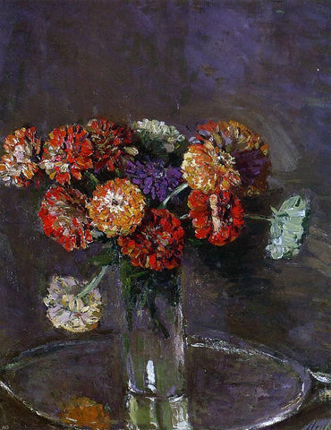  Paul Cesar Helleu Vase of Flowers - Hand Painted Oil Painting