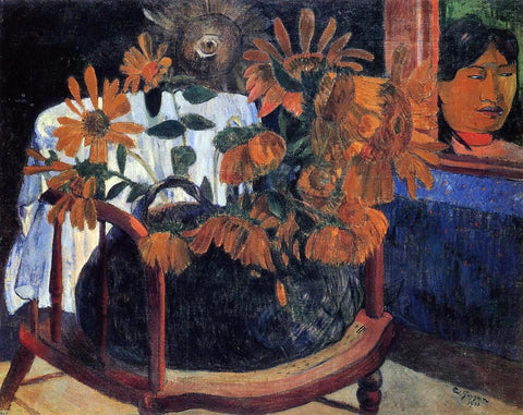  Paul Gauguin Sunflowers - Hand Painted Oil Painting