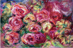  Pierre Auguste Renoir Armful of Roses - Hand Painted Oil Painting