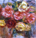  Pierre Auguste Renoir Bouquet of Roses in a Vase - Hand Painted Oil Painting
