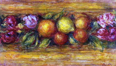  Pierre Auguste Renoir Garland of Fruit and Flowers - Hand Painted Oil Painting
