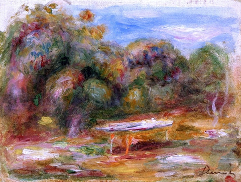  Pierre Auguste Renoir In the Garden at Collettes in Cagnes - Hand Painted Oil Painting