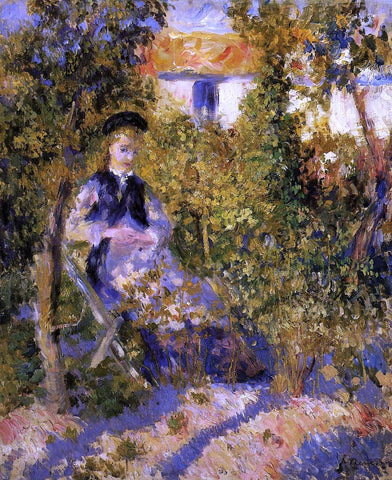  Pierre Auguste Renoir Nini in the Garden - Hand Painted Oil Painting