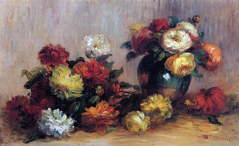  Pierre Auguste Renoir Sprays of Flowers - Hand Painted Oil Painting