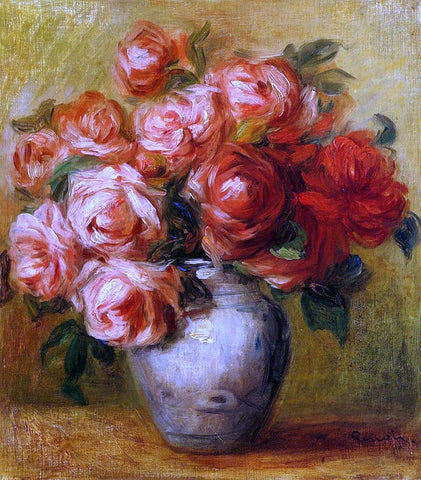  Pierre Auguste Renoir Still Life with Roses - Hand Painted Oil Painting