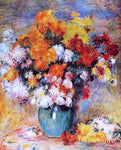  Pierre Auguste Renoir Vase of Chrysanthemums - Hand Painted Oil Painting