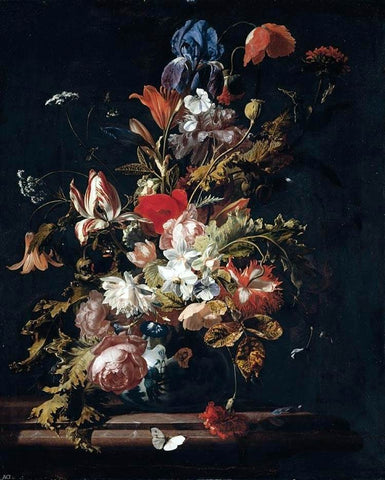  Simon Pietersz Verelst Flower Still-Life - Hand Painted Oil Painting