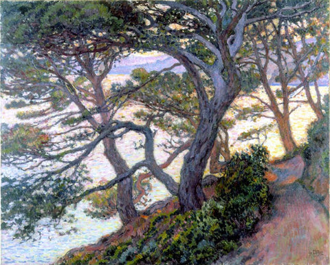  Theo Van Rysselberghe Pines of Rayol - Hand Painted Oil Painting