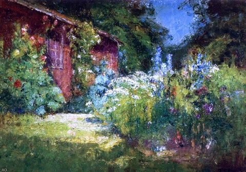  Theodore Clement Steele Selma's Garden - Hand Painted Oil Painting