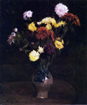  Vincent Van Gogh Basket of Carnations and Zinnias - Hand Painted Oil Painting