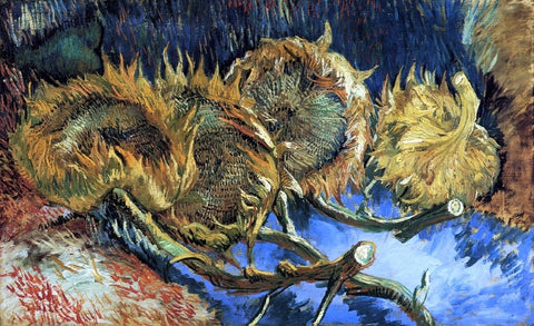  Vincent Van Gogh Still Life with Four Sunflowers - Hand Painted Oil Painting