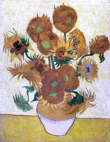  Vincent Van Gogh A Still Life with Sunflowers - Hand Painted Oil Painting