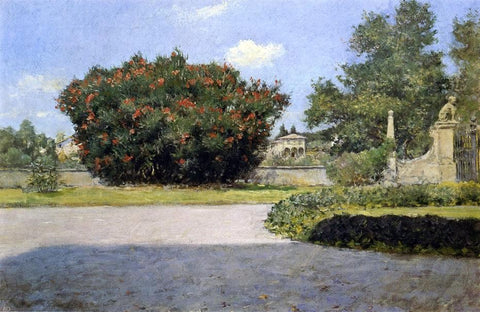  William Merritt Chase The Big Oleander - Hand Painted Oil Painting