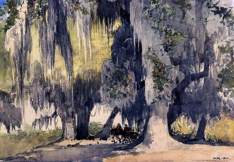  Winslow Homer Live Oaks - Hand Painted Oil Painting