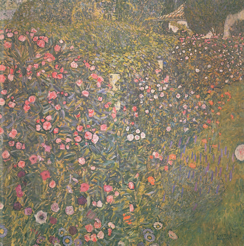  Gustav Klimt Poppy Field - Hand Painted Oil Painting