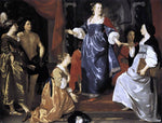  Abraham Van den Tempel The Maid of Leiden Welcomes 'Nering' - Hand Painted Oil Painting