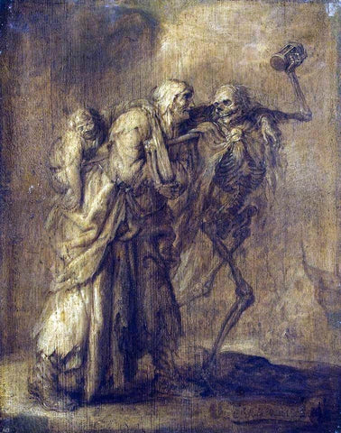  Adriaen Pietersz Van de Venne Dance of Death - Hand Painted Oil Painting