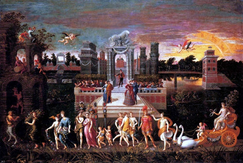  Antoine Caron An Allegory of the Triumph Of Spring - Hand Painted Oil Painting