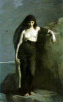  Auguste Charles Mengin Sappho - Hand Painted Oil Painting