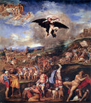  Battista Franco The Battle of Montemurlo and the Rape of Ganymede - Hand Painted Oil Painting