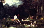  Benjamin West Narcissus and Echo - Hand Painted Oil Painting