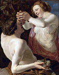  Christiaen Van Couwenbergh Nymph and Satyr - Hand Painted Oil Painting