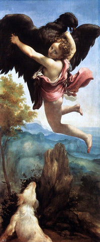  Correggio Ganymede - Hand Painted Oil Painting