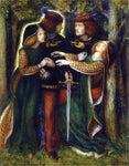  Dante Gabriel Rossetti How They Met Themselves - Hand Painted Oil Painting