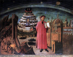  Domenico Di Michelino Dante and the Three Kingdoms - Hand Painted Oil Painting