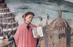  Domenico Di Michelino Dante Illuminating Florence with his Poem (detail) - Hand Painted Oil Painting