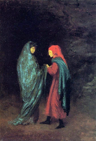  Edgar Degas Dante and Virgil at the Entrance to Hell - Hand Painted Oil Painting