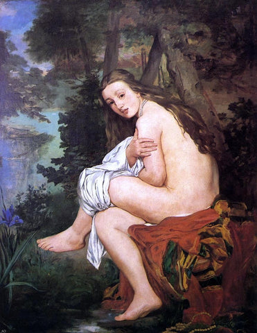  Edouard Manet The Surprised Nymph - Hand Painted Oil Painting