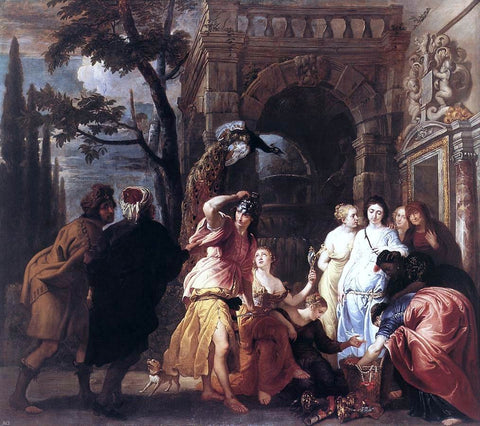  II Erasmus Quellinus Achilles among the Daughters of Lycomedes - Hand Painted Oil Painting