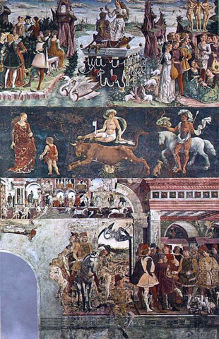  Francesco Del Cossa Allegory of April: Triumph of Venus - Hand Painted Oil Painting
