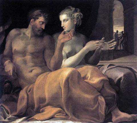  Francesco Primaticcio Ulysses and Penelope - Hand Painted Oil Painting