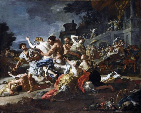  Francesco Solimena Battle between Lapiths and Centaurs - Hand Painted Oil Painting