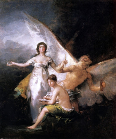  Francisco Jose de Goya Y Lucientes Allegory on the Adaption of the Constitution of 1812 - Hand Painted Oil Painting