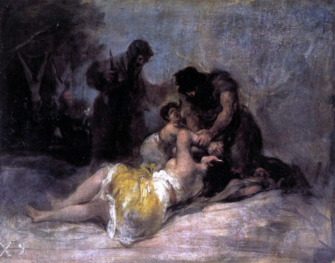  Francisco Jose de Goya Y Lucientes Scene of Rape and Murder - Hand Painted Oil Painting