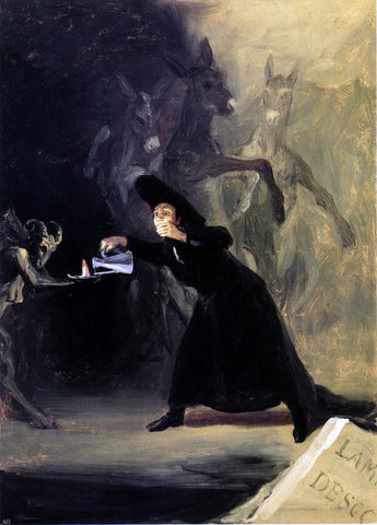  Francisco Jose de Goya Y Lucientes The Devil's Lamp - Hand Painted Oil Painting