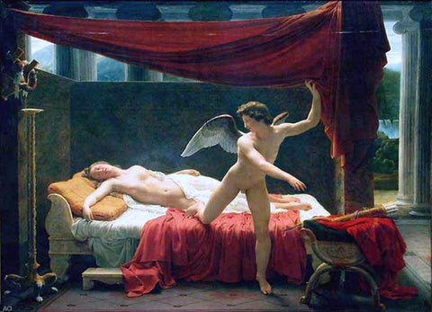  Francois-Edouard Picot L'Amour et Psyche - Hand Painted Oil Painting